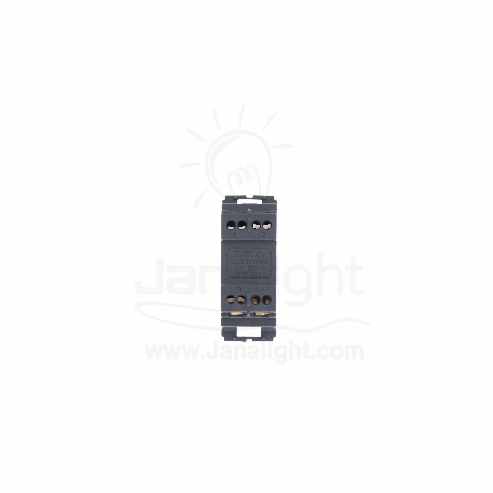 Osa مفتاح 4 طرف وسط سلم بني 3 Four Way Switch Osa Dark Brown